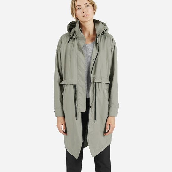 Everlane Jackets & Blazers - Everlane Lightweight City Anorak Stone